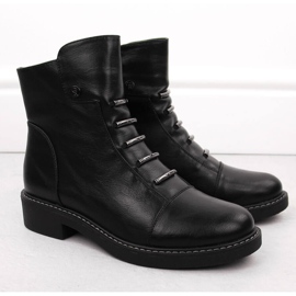 Bottines isolées noires pour femmes Jezzi ASA252-5 2