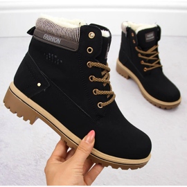 Bottines noires femme Potocki 97301 1