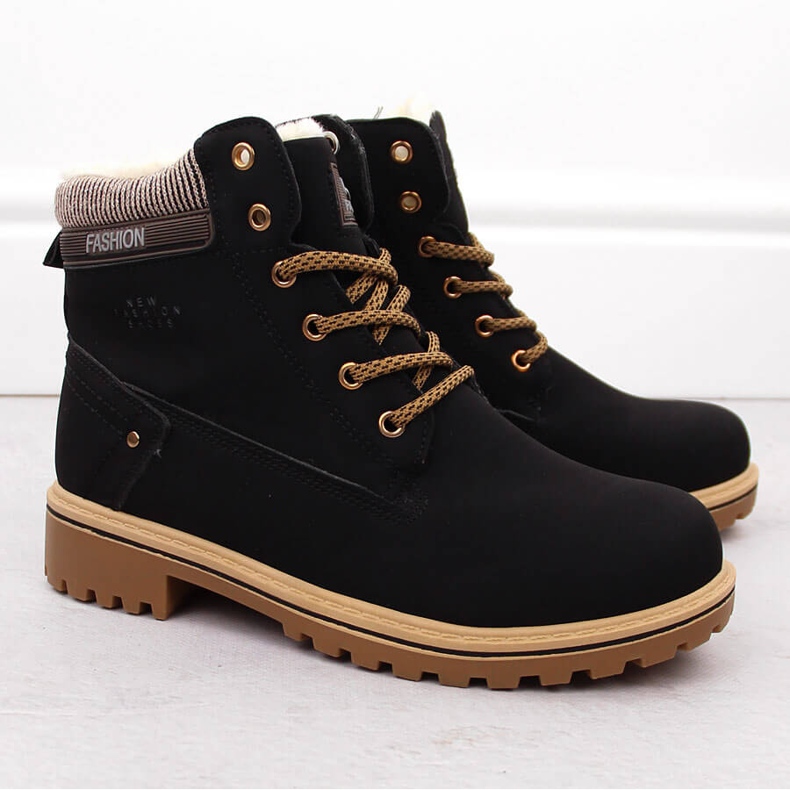 Bottines noires femme Potocki 97301 2