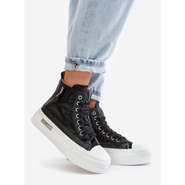 Baskets Hautes Plateformes Femme Noir Averira le noir 1 Baskets Hautes Plateformes Femme Noir Averira le noir 1