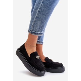Mocassins Femme Sur Plateforme Noir Erithine le noir 1