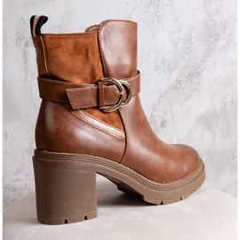 Bottines marron Mirka brun 2
