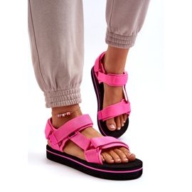 Lee Cooper Sandales féminines sur la plateforme Fuksja LCW-24-05-2750L rose 2