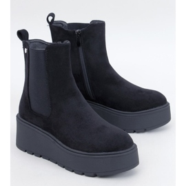 Bottines Chelsea à plateforme Ronda noires le noir 1