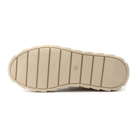 Olivier Bottes d'hiver isolées en cuir pour femme 1179, beige 1