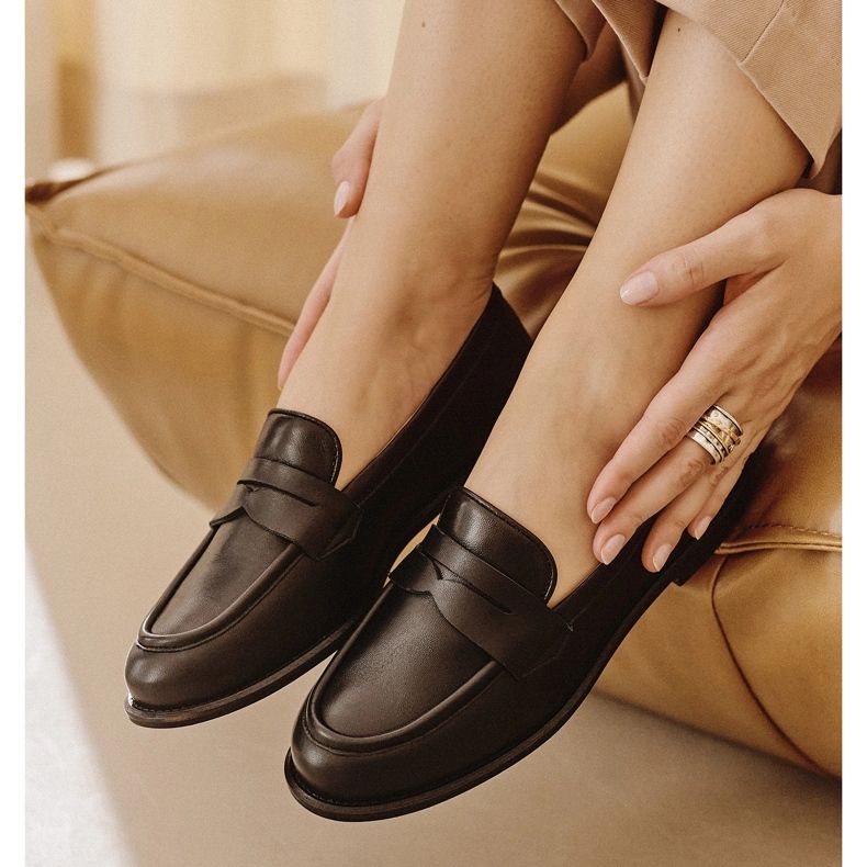 Marco Shoes Mocassins en cuir 2231P-001-1 noir 1