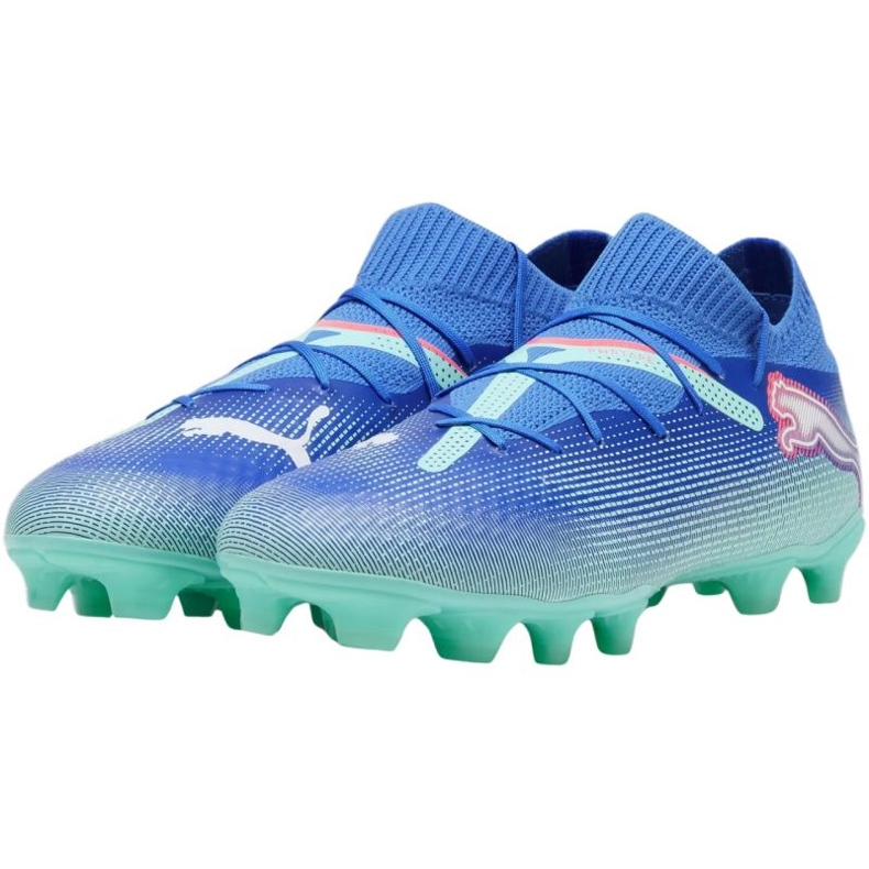 Chaussures de football Puma Future 7 Pro FG/AG 107924 01 bleu 2