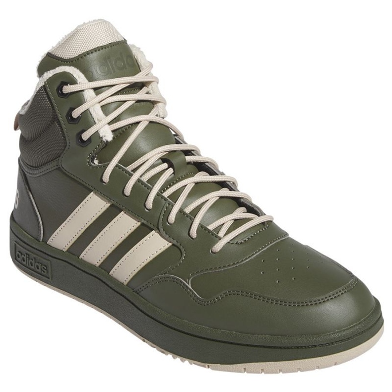 Chaussures adidas Hoops 3.0 Mid IH0163 vert 1