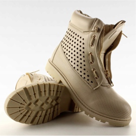 Tirette balmanki or ajourée R103 Beige 5
