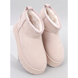 Rodmans Chaussures plates-formes courtes beiges 1