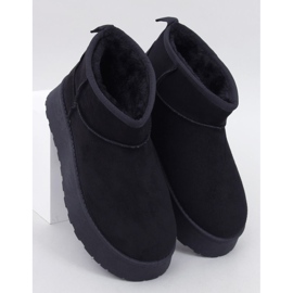 Rodmans Chaussures plates-formes courtes noires 1