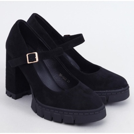 Escarpins à plateforme avec bride Dresse Black noir 1