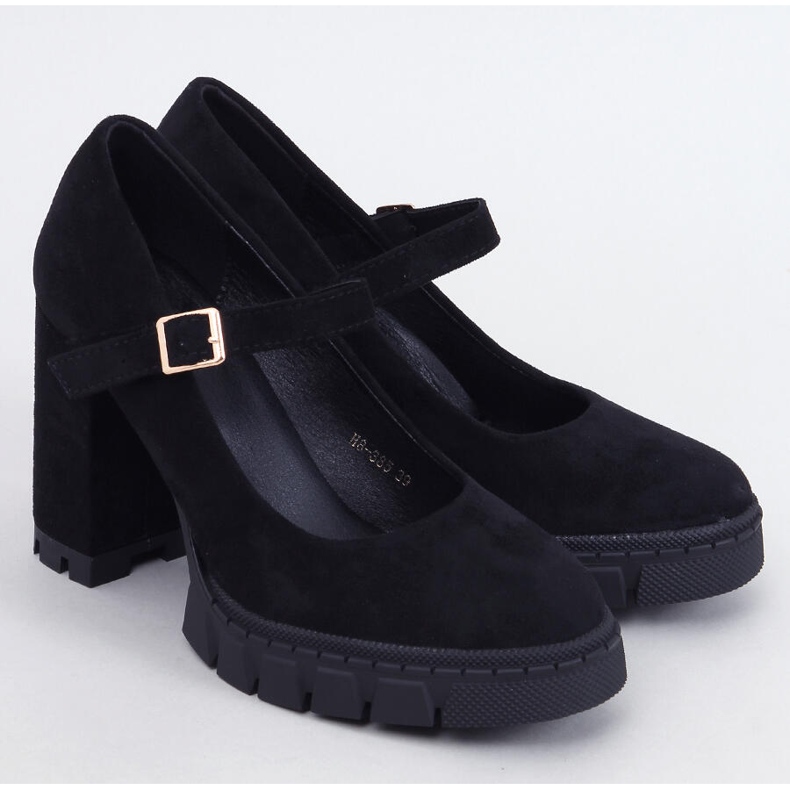 Escarpins à plateforme avec bride Dresse Black noir 1
