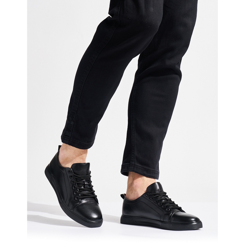 Chaussures de sport noires pour hommes 1