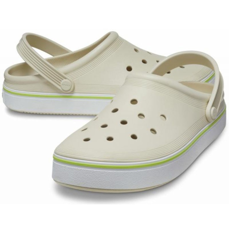 Crocs Crocband Of Court 208371-2Y2 tongs beige 1 Crocs Crocband Of Court 208371-2Y2 tongs beige 1