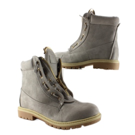 Blousons balman daim gris 2051 Gris 2