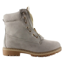 Escarpins Balman en daim gris 6