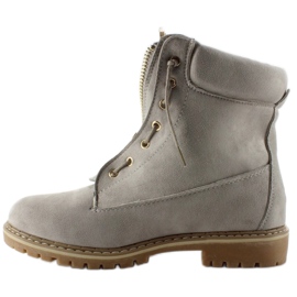Escarpins Balman en daim gris 1