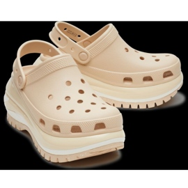 Tongs Crocs Mega Crush Clog 207988-2DS beige 1