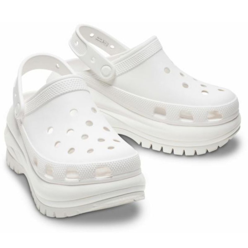 Tongs Crocs Mega Crush Clog 207988-100 blanc 1