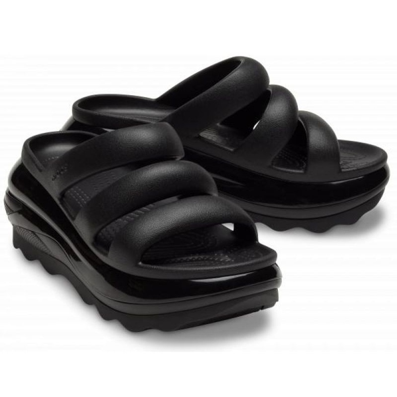 Tongs Crocs Mega Crush Triple Strap 209842-001 noir 1