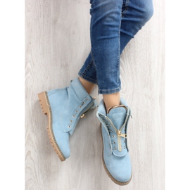 Chaussures balman daim bleu NC50 L. Bleu 5