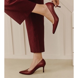 Marco Shoes Onze talons hauts rouge 1 Marco Shoes Onze talons hauts rouge 1