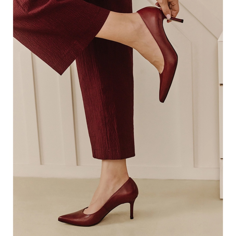 Marco Shoes Onze talons hauts rouge 1 Marco Shoes Onze talons hauts rouge 1