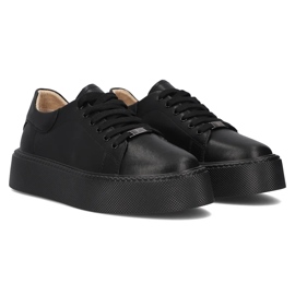 Filippo DP6119/24 Baskets en cuir Bk, noir le noir 7