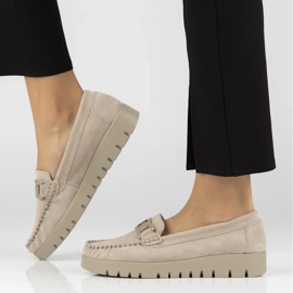 Filippo DP3334/24 Mocassins en cuir beige 1 Filippo DP3334/24 Mocassins en cuir beige 1