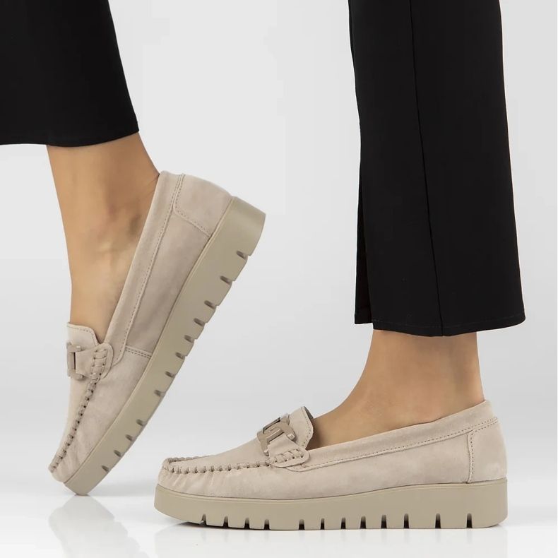 Filippo DP3334/24 Mocassins en cuir beige 1 Filippo DP3334/24 Mocassins en cuir beige 1