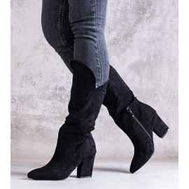 Bottines à talons Amare noires le noir 1