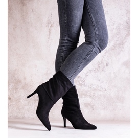 Bottines à talons hauts Bileis noires le noir 2