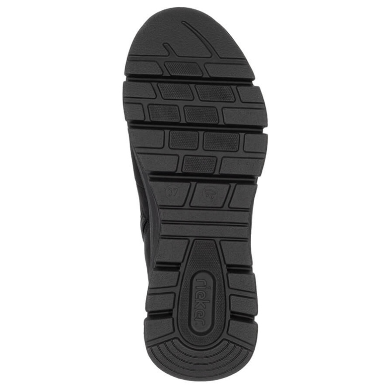 Bottes isolées imperméables pour femmes, noir Rieker 48034-00 1