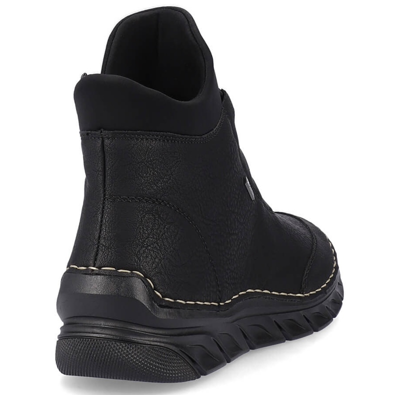 Bottes isolées noires pour femmes Rieker 55069-00 le noir 1