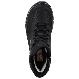 Bottes isolées noires pour femmes Rieker 55069-00 le noir 2 Bottes isolées noires pour femmes Rieker 55069-00 le noir 2