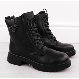 Bottines trappeuses noires pour femmes T.Sokolski Z23-132 le noir 2