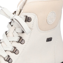 Bottines imperméables beiges pour femmes Rieker Y3433-60 1