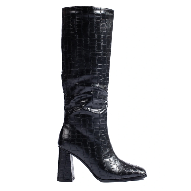 Bottines à talons Shelovet noires 1