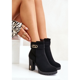 Bottines isolées pour femmes avec fermeture éclair, Noir Narielis le noir 11