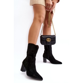 Diamantique Bottes de cowboy pour femmes sur le poste éco-eco-noir 2