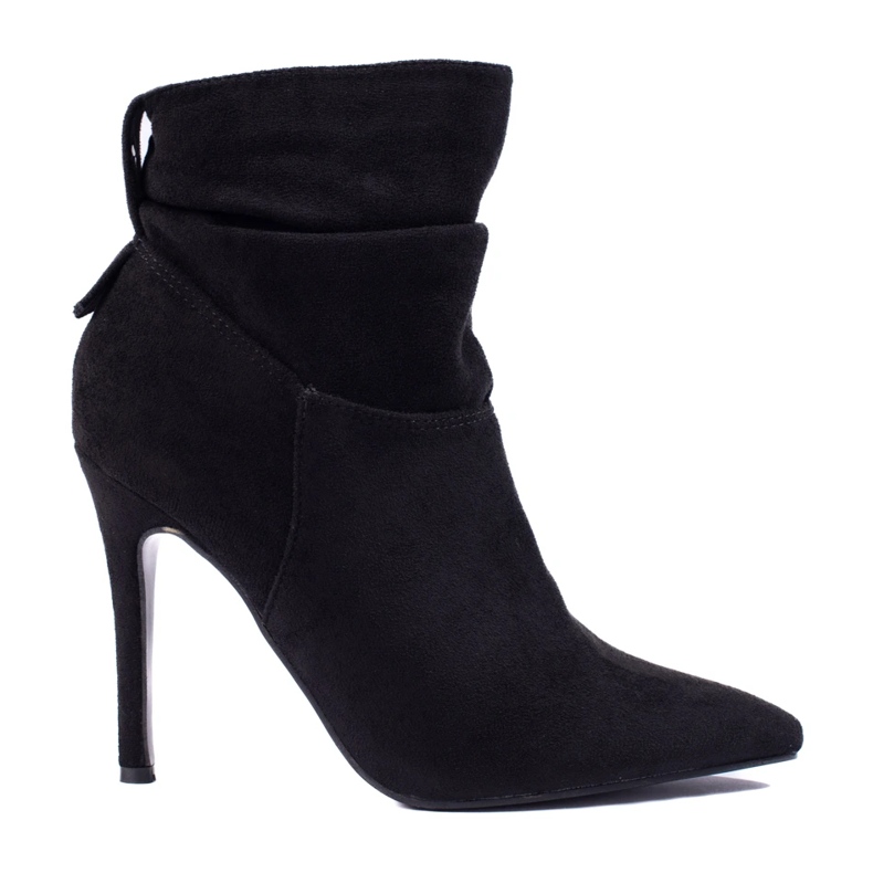 W. Potocki Bottes pour femmes élégantes sur un talon haut Potocki le noir 1