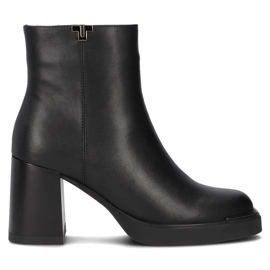 Filippo DBT6417/24 Bottines en cuir noir Bk 1