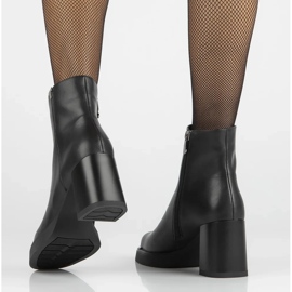 Filippo DBT6417/24 Bottines en cuir noir Bk 8