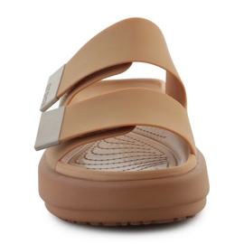 Crocs Brooklyn Luxe Sandal 209586-2U3 tongs brun 2