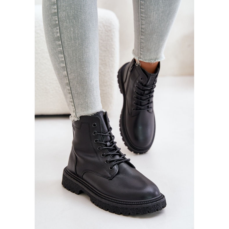 Big Star Bottes de travail isolées pour femmes OO274A126 Noir 2