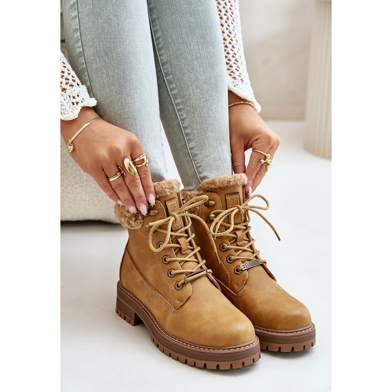 Bottes isolées Big Star pour femmes OO274A285 Camel brun 2