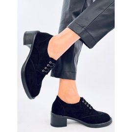 Vedra Mocassins à talons hauts noirs 2