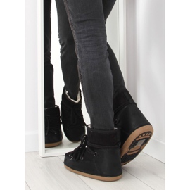 HW9500 Bottes de neige lune noire le noir 3