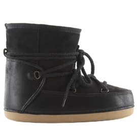HW9500 Bottes de neige lune noire le noir 4